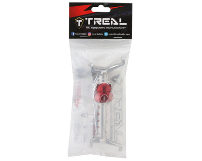 Treal Hobby Axial SCX10 III CNC Aluminum Front Portal Axle Housing (Silver)