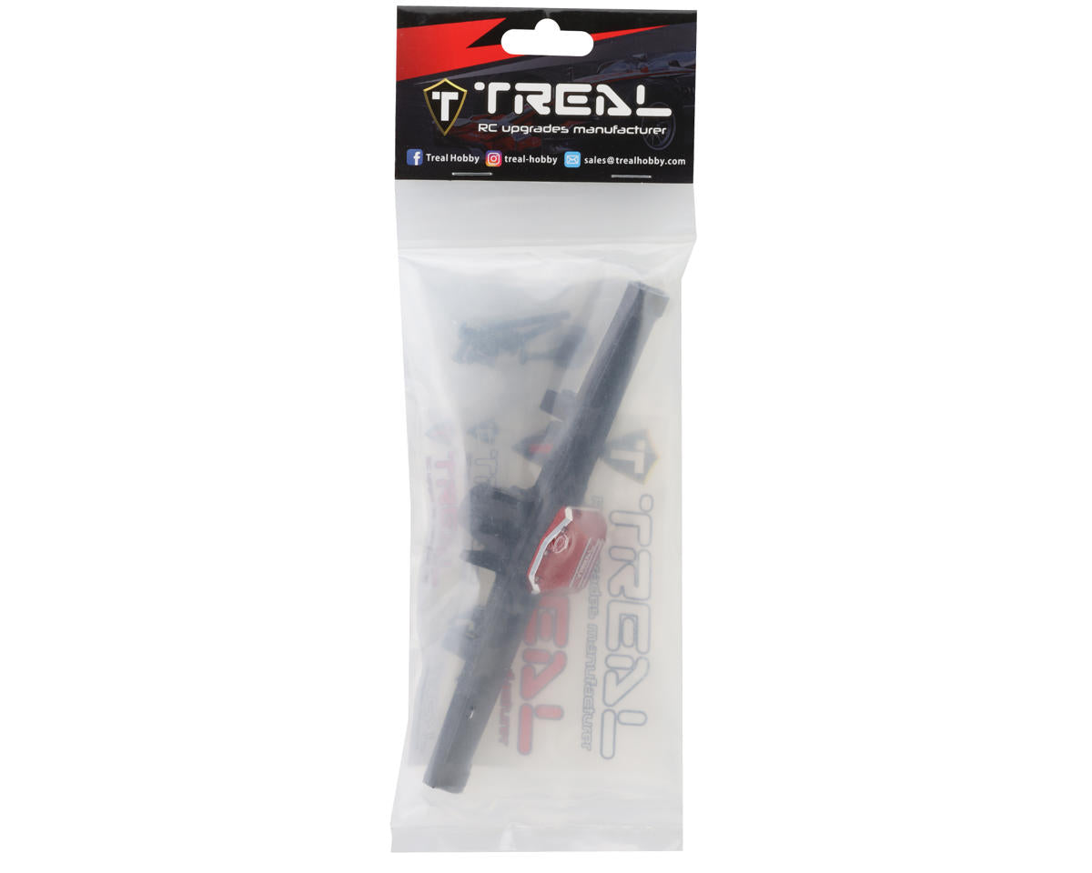 Treal Hobby Axial SCX10 III CNC Aluminum Rear Straight Axles (Black)