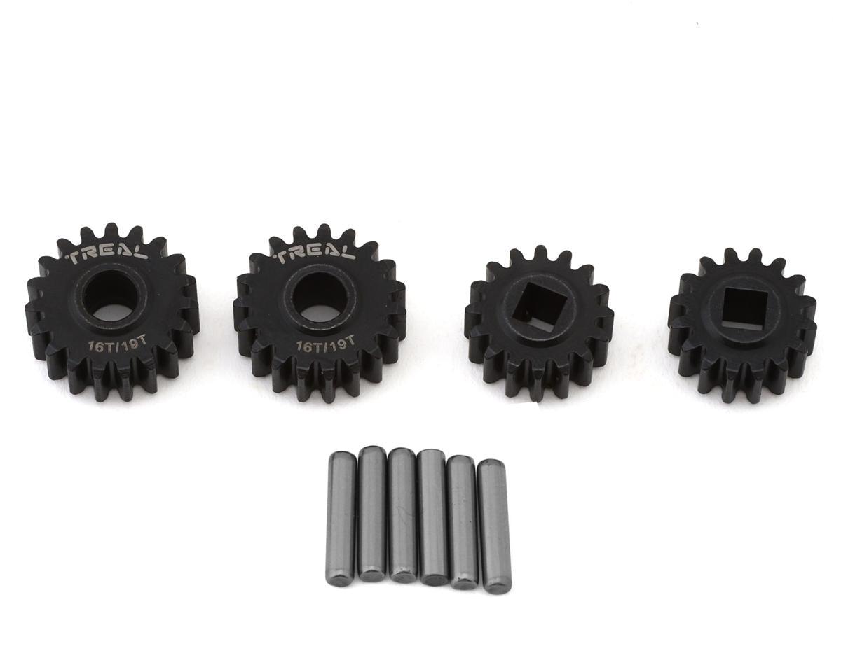 Treal Hobby Axial SCX10 III/Capra Overdrive Portal Gears (16T/19T)