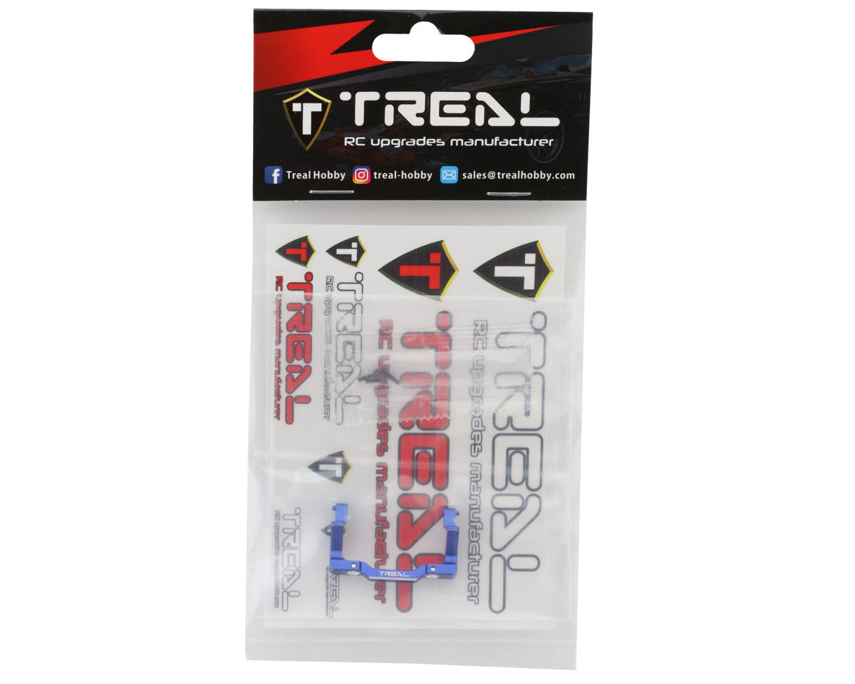 Treal Hobby Axial SCX24 Aluminum Front Bumper Mount (Blue)
