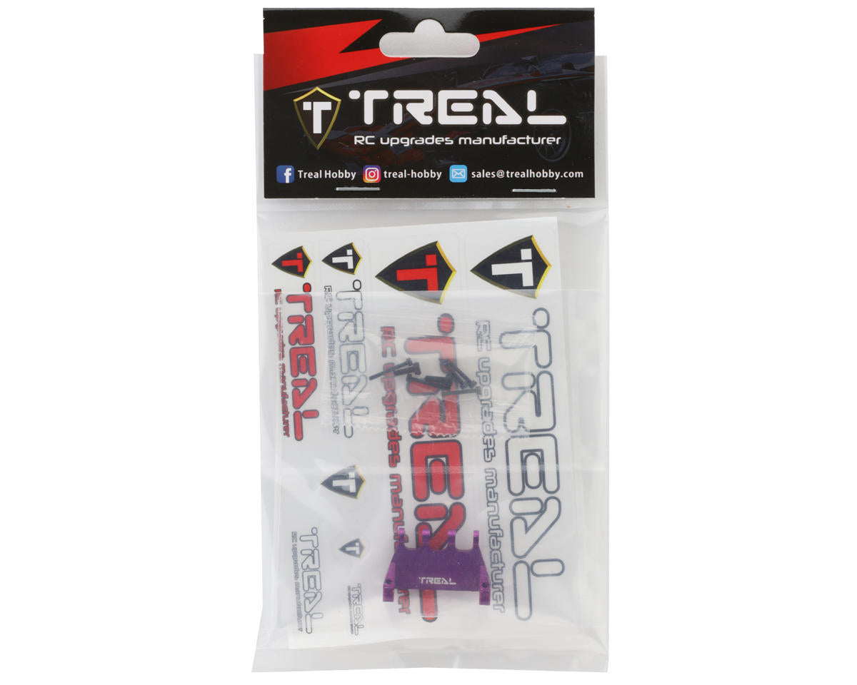 Treal Hobby Axial SCX24 Aluminum Servo Mount (Purple) (EcoPower/Emax)