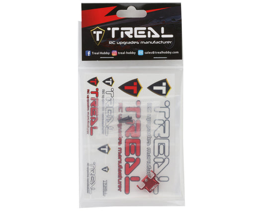 Treal Hobby Axial SCX24 Aluminum Rear Upper Link Mount (Red)