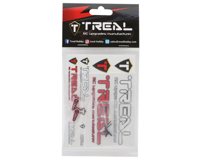 Treal Hobby Axial SCX24 Aluminum Servo Horn (Red) (2) (15T) (Emax)