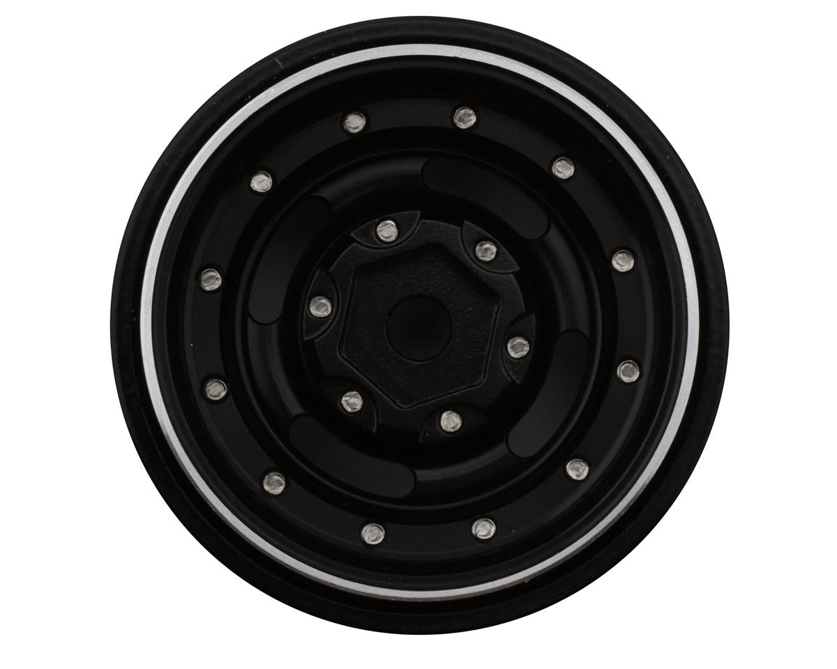 Treal Hobby Type F 1.0" Deep Dish Beadlock Wheels (Green) (4) (27g)