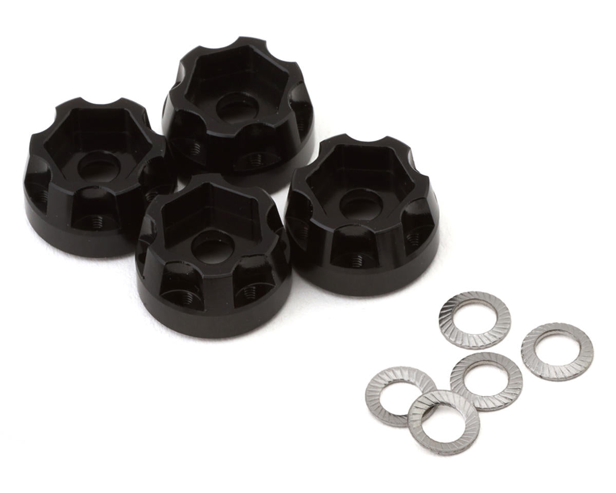 Treal Hobby Type L 1.0" Aluminum Cyclone Beadlock Wheels (Green) (4) (27.5g ea)