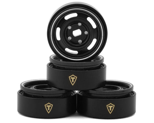 Treal Hobby 0.7" 5-Slot Aluminum Micro Rock Crawler Beadlock Wheels