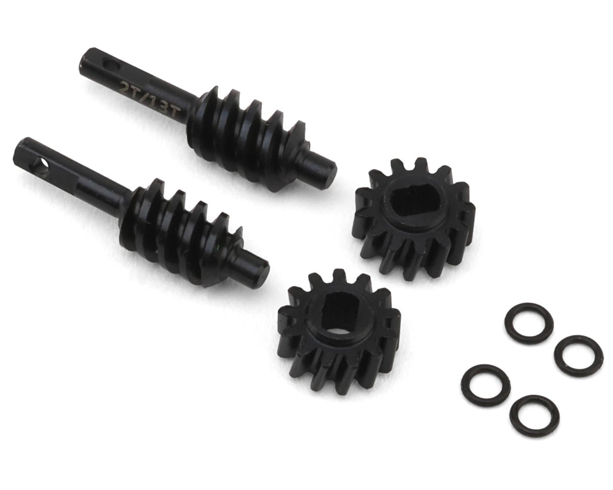 Treal Hobby Axial SCX30 Hardened Steel Differential Overdrive Worm Gears Set