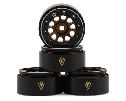 Treal Hobby Type E 0.7" Aluminum Micro Crawler Beadlock Wheels (Bronze) (4)