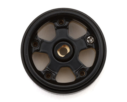Treal Hobby Axial SCX30 0.7'' 5-Spokes Brass Micro Rock Crawler Beadlock Wheels