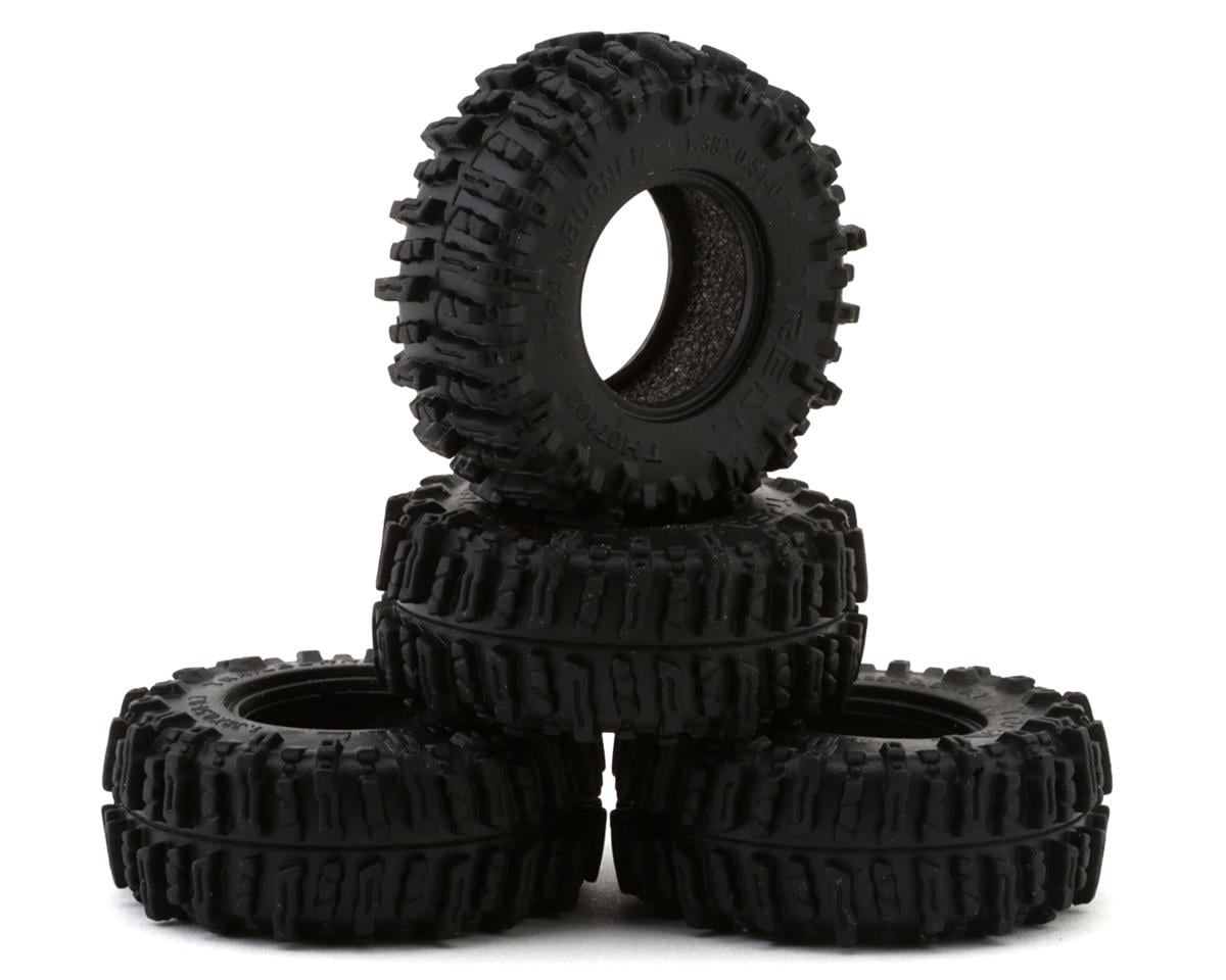 Treal Hobby 0.7" Trailburner MudVortex Micro Rock Crawler Tires (4)
