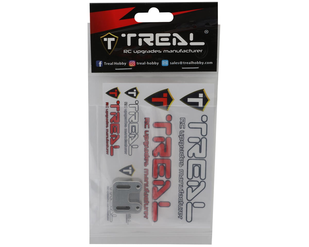Treal Hobby Axial SCX6 Adjustable Aluminum Servo Mount Bracket (Silver)
