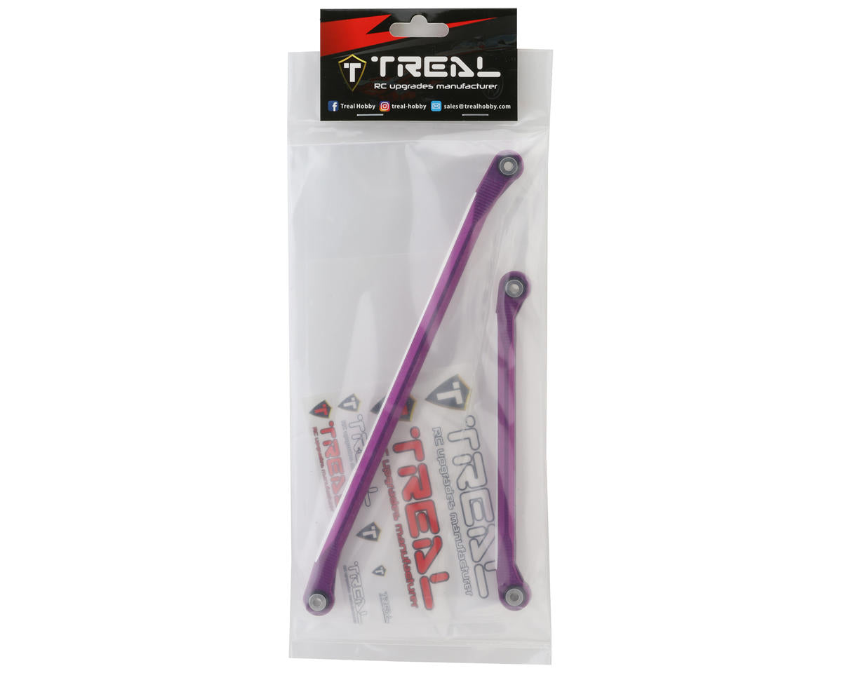 Treal Hobby SCX6 Aluminum Steering Links (Purple)