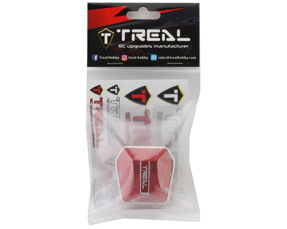 Treal Hobby Axial SCX6 Aluminum Differential Cover (Red)