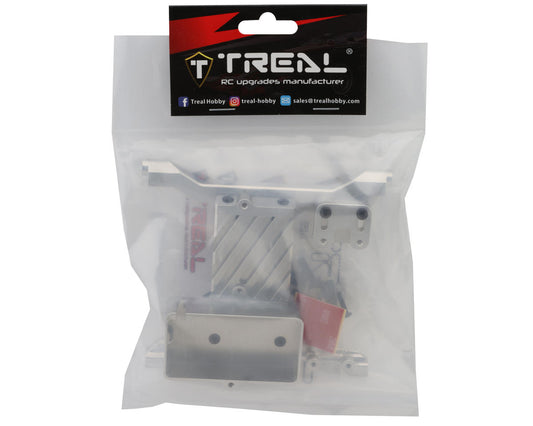 Treal Hobby Axial SCX6 Aluminum ESC & Servo Mount Bracket (Silver)