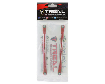 Treal Hobby Aluminum Rear Suspension Camber Links for Traxxas Sledge (Red) (2)