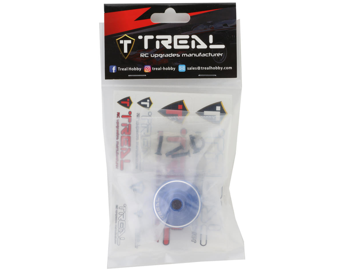 Treal Hobby Aluminum Gear Differential Housing Case for Traxxas Sledge (Blue)