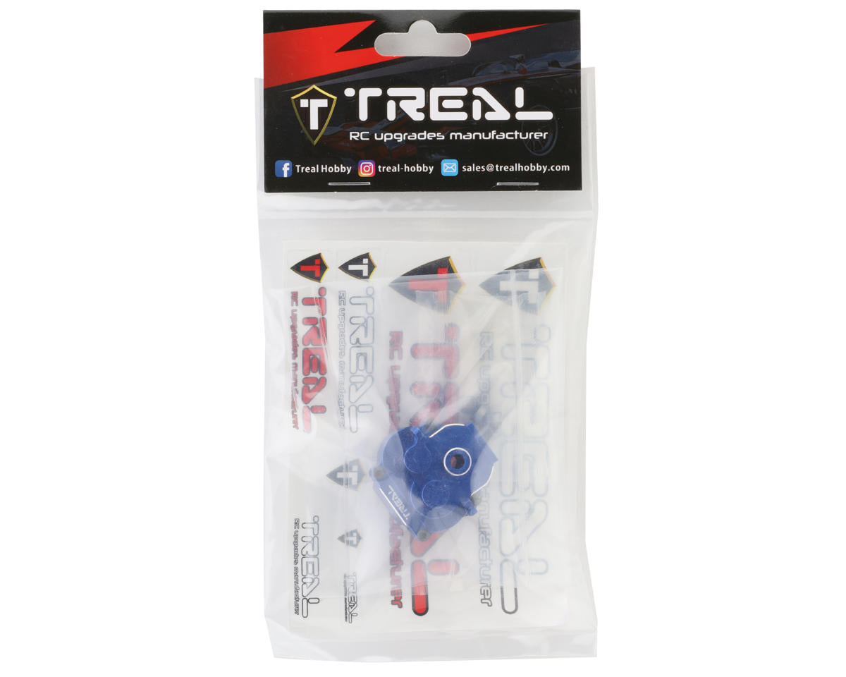 Treal Hobby Aluminum Transmission Gearbox Housing for Traxxas TRX-4M (Blue)