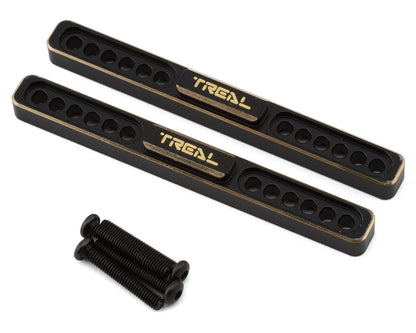 Treal Hobby CNC Brass Side Boulder Bars for Traxxas TRX-4M (Black) (2) (14.7g)