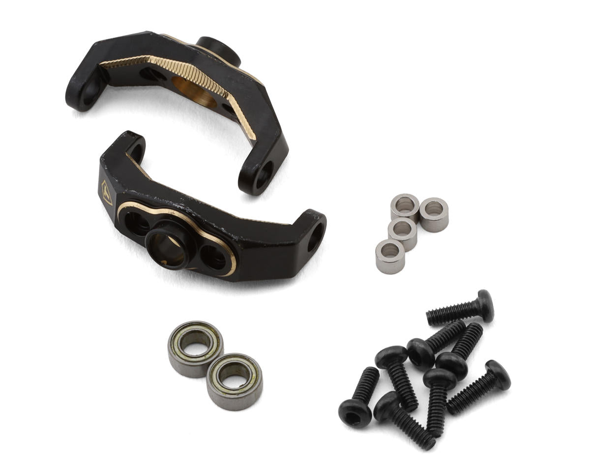 Treal Hobby Brass Front C-Hubs for Traxxas TRX-4M (5.2g) (2)