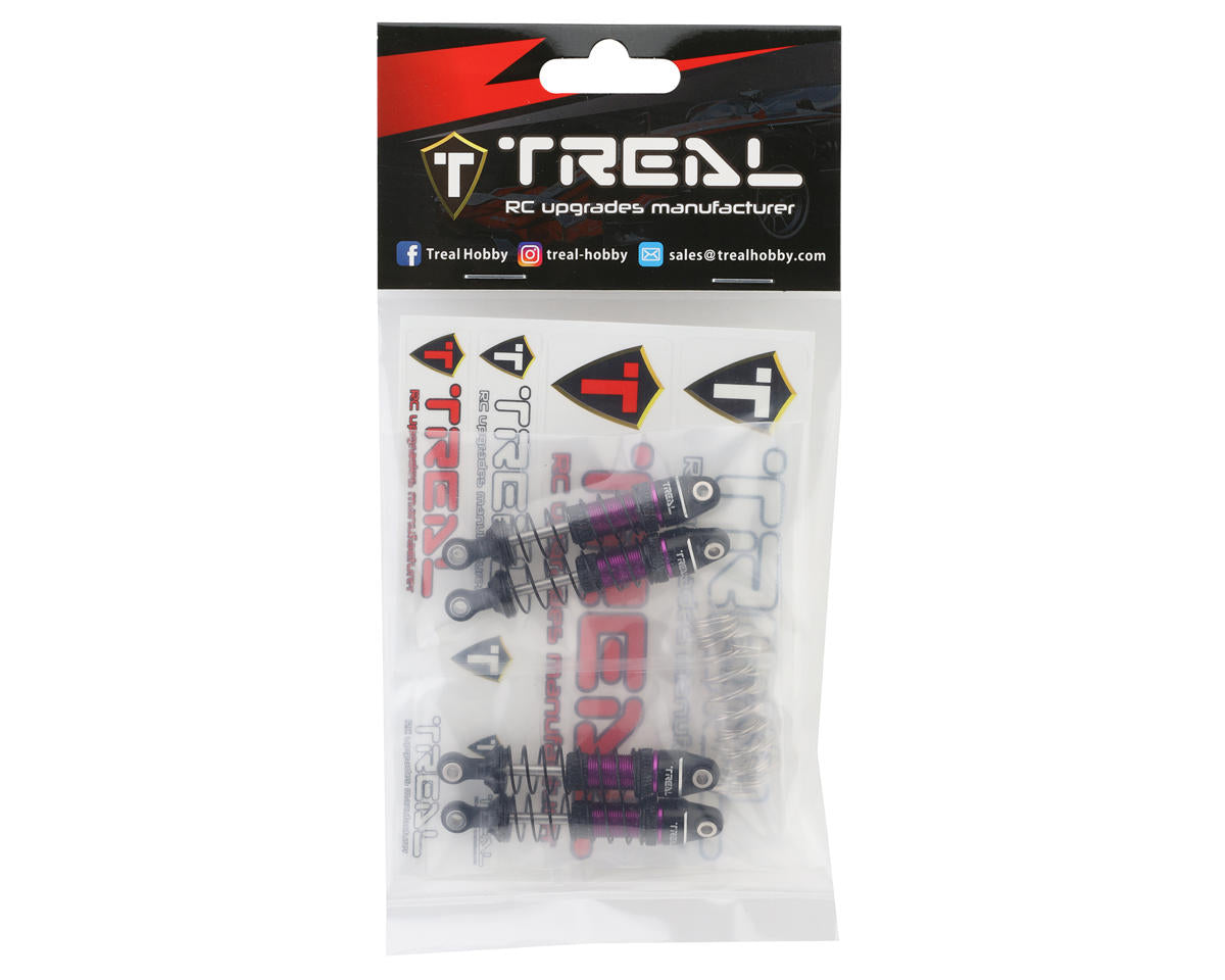 Treal Hobby 53mm Aluminum Threaded Damper Shocks for Traxxas TRX-4M
