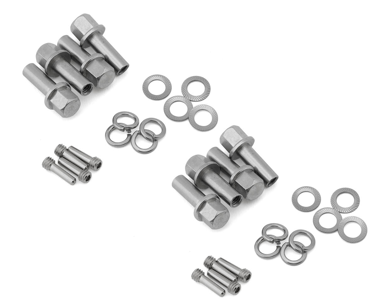 Treal Hobby Brass Extended Wheel Hub Hardware for Traxxas TRX-4 (+15mm)