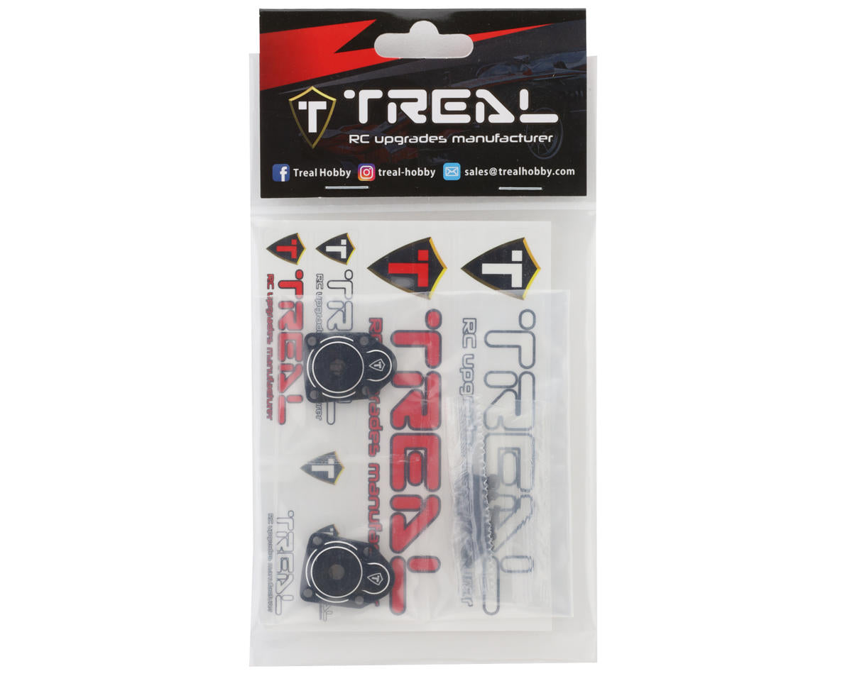 Treal Hobby Axial UTB18 Aluminum Portal Covers (Black) (2)