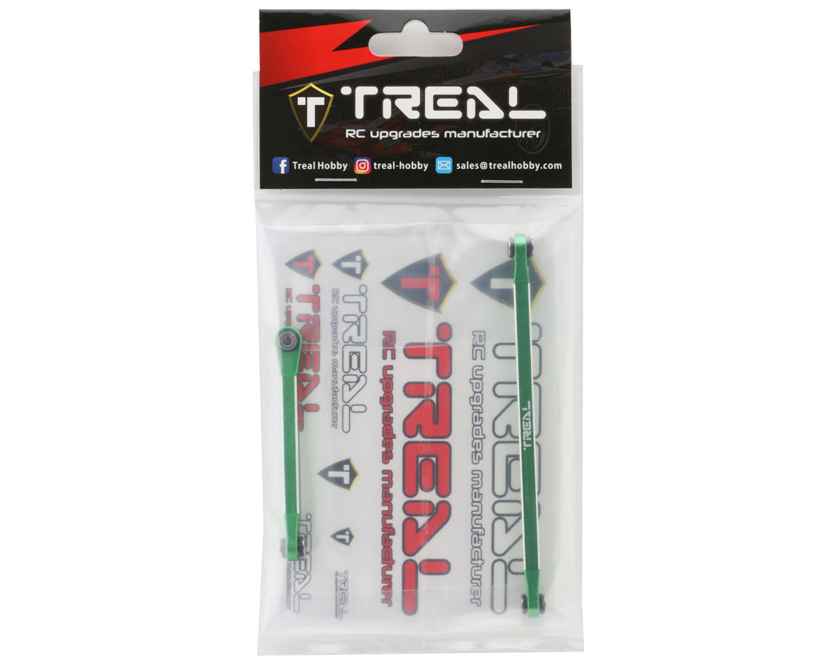 Treal Hobby Axial UTB18 Aluminum Front Steering Linkage Set (Green)