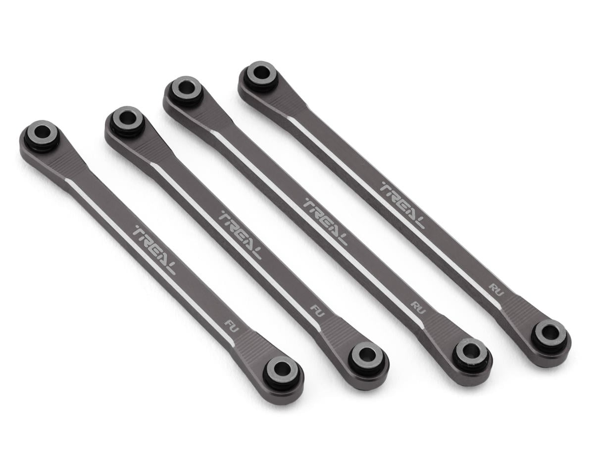 Treal Hobby Axial UTB18 Aluminum Upper Chassis 4-Link Upgrade Set (Titanium)