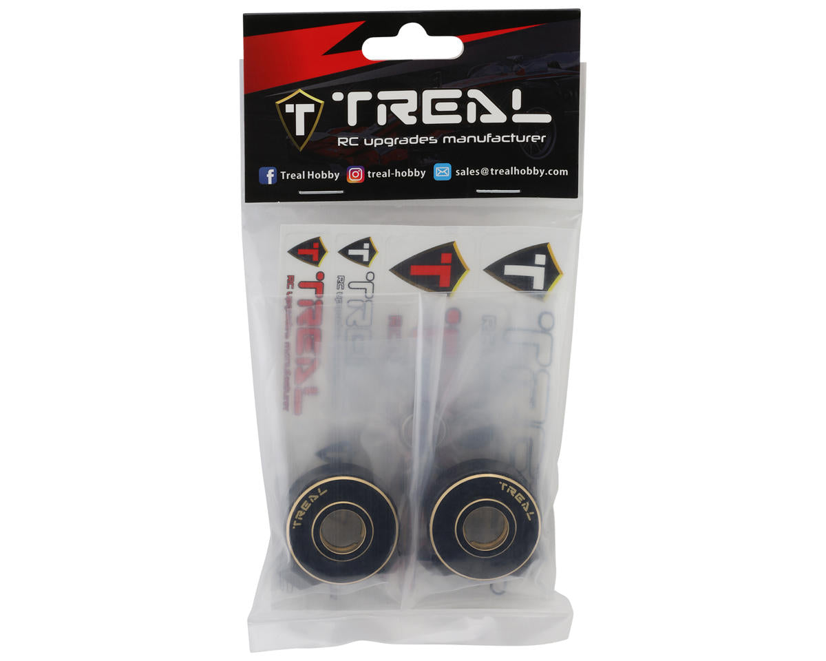 Treal Hobby Element RC Enduro Utron SE Brass Front Steering Knuckle Set