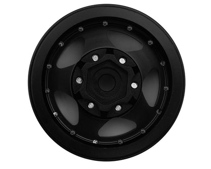Treal Hobby Type B 1.55" Classic 5-Spoke Beadlock Wheels (Black)