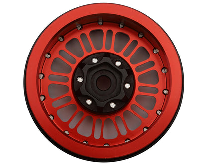 Treal Hobby 1.9" Type K Multi-Spoke Aluminum Crawler Beadlock Wheels (Red)