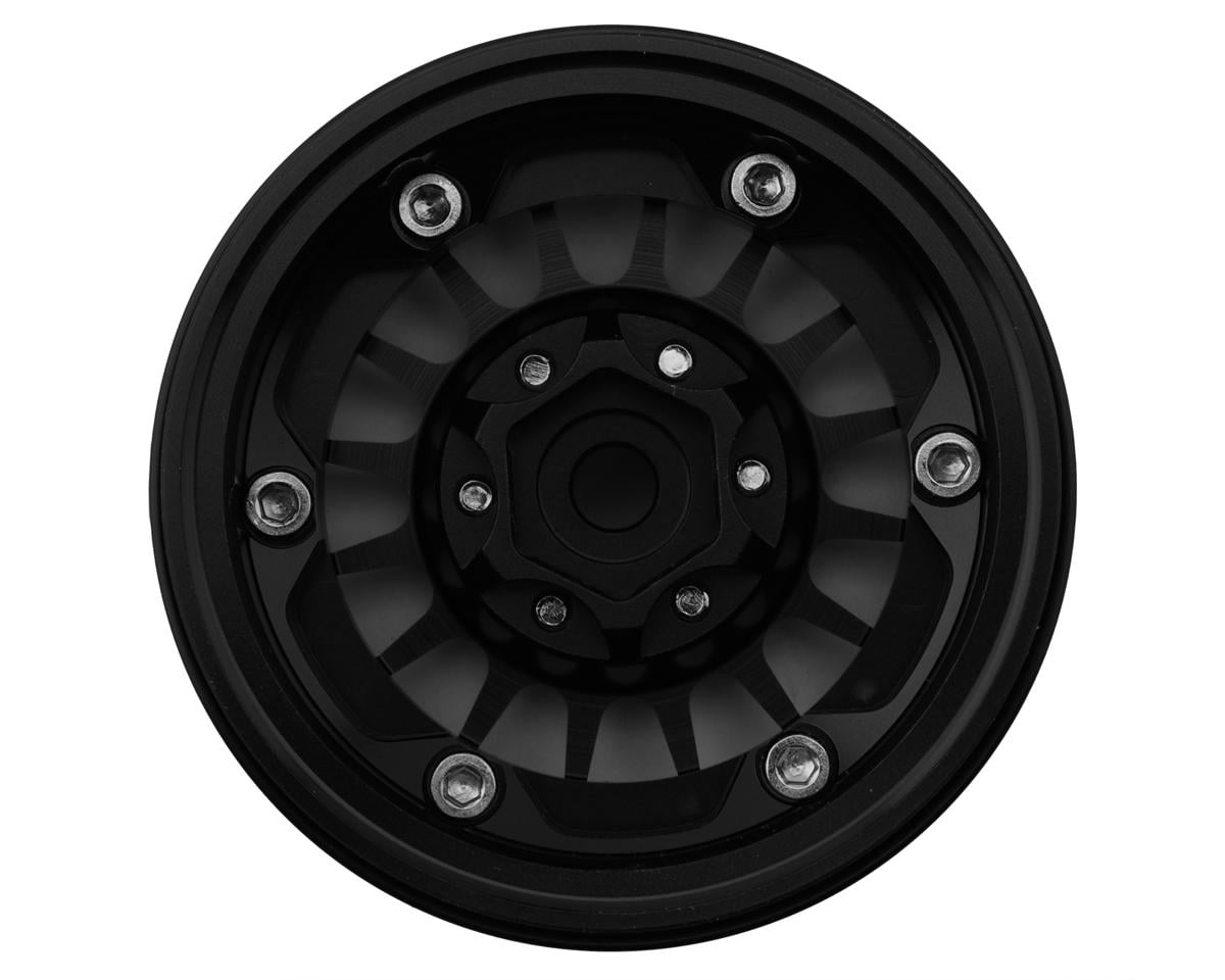 Treal Hobby Type N 1.9" Multi-Spoke Beadlock Wheels (Black) (4)