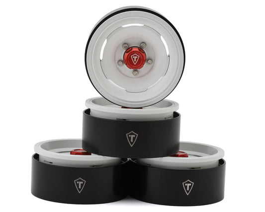 Treal Hobby 1.9" Aluminum Classic Vintage Wagon Crawler Beadlock Wheels