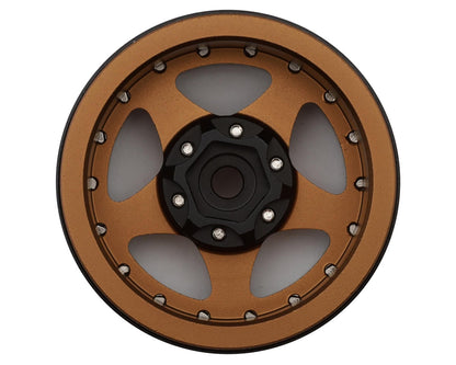 Treal Hobby 1.9" Type E Classic 5-Spoke Beadlock Wheels (Bronze/Black) (4)