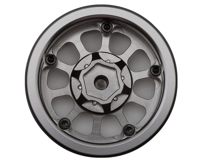 Treal Hobby 1.9" Type C Multi-Spoke Aluminum Crawler Beadlock Wheels (Black)