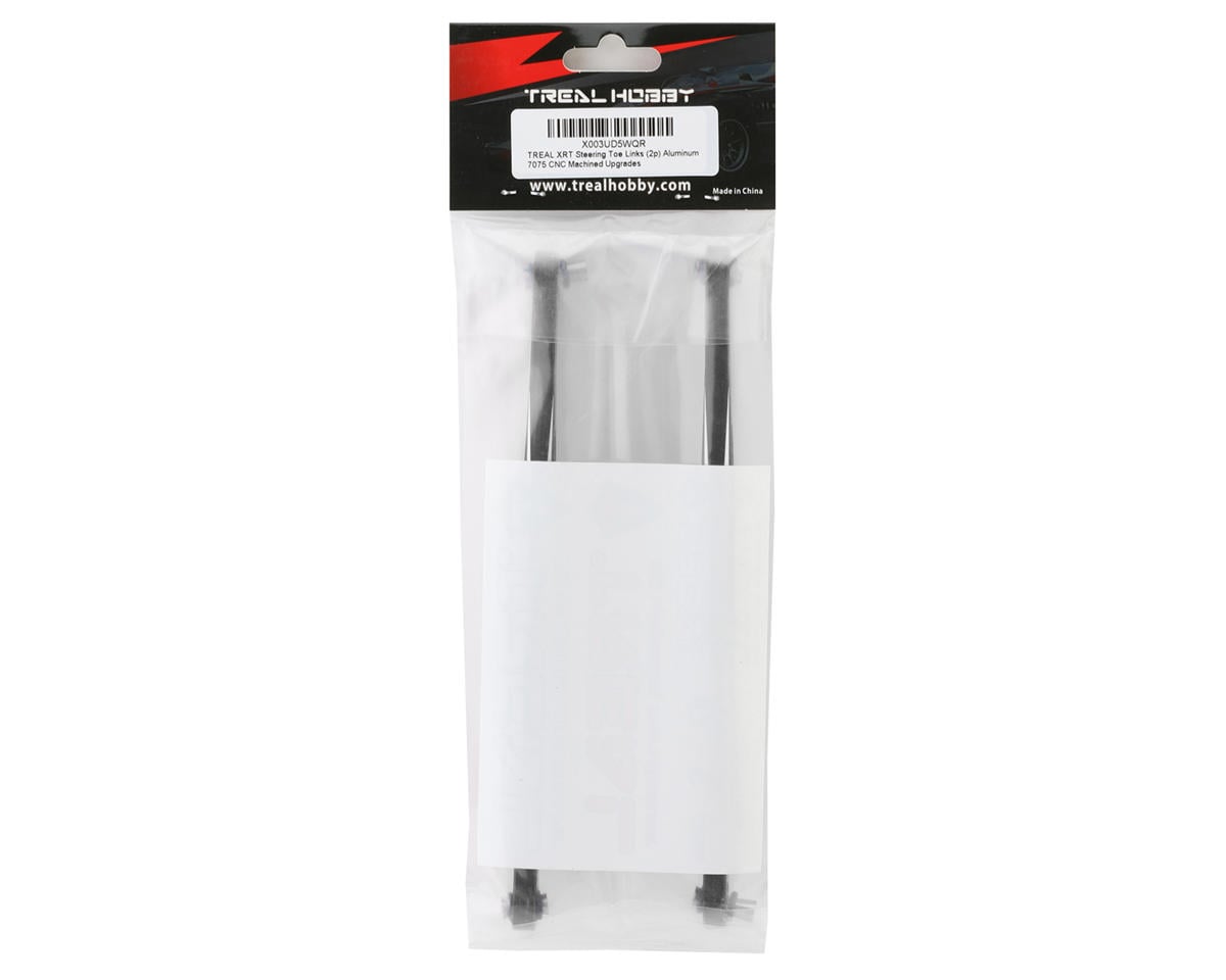 Treal Hobby Aluminum Steering Toe Links for Traxxas XRT (Black) (2)