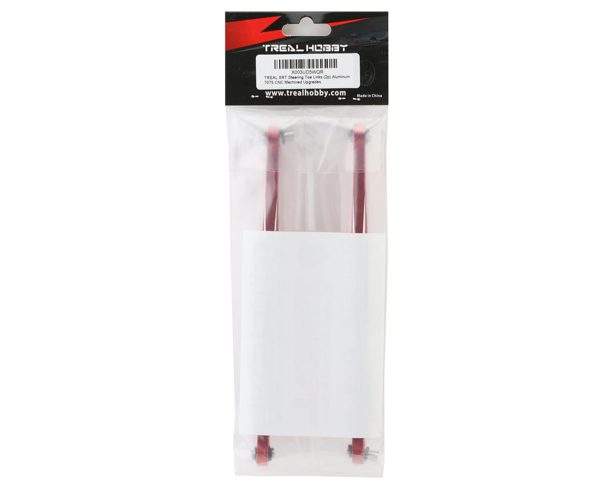 Treal Hobby Aluminum Steering Toe Links for Traxxas XRT (Red) (2)