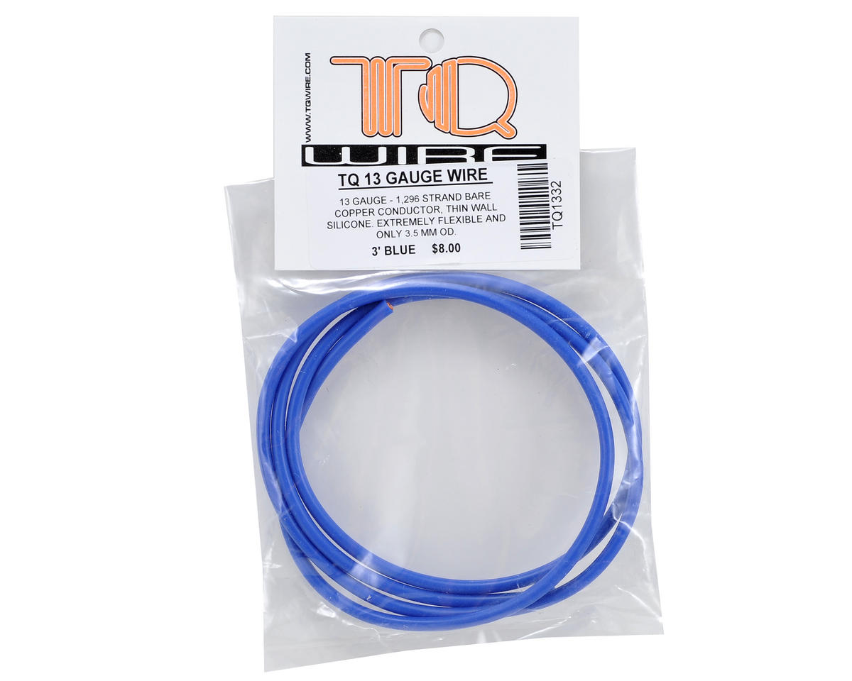 TQ Wire Silicone Wire (Blue) (3') (13AWG)