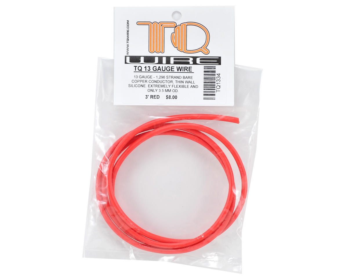 TQ Wire Silicone Wire (Red) (3') (13AWG)