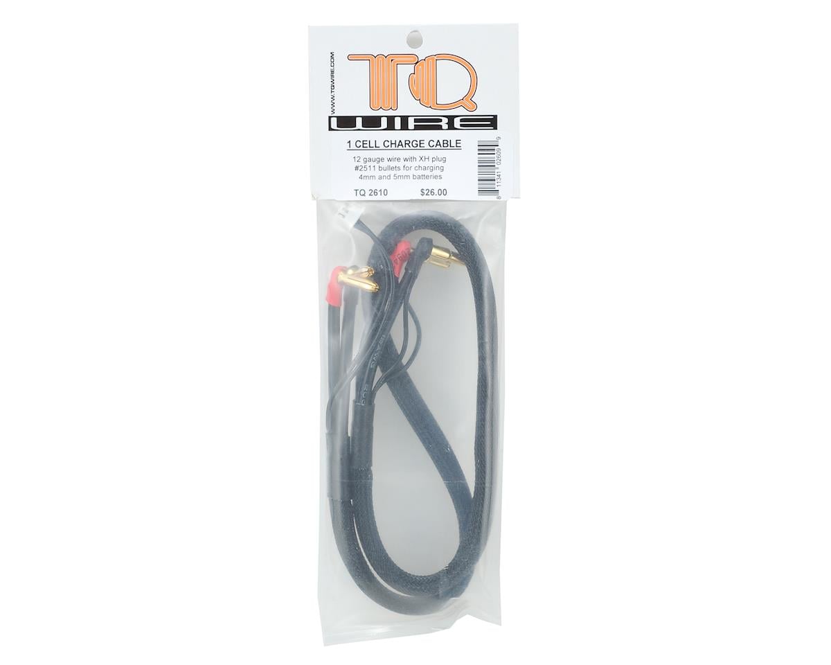 TQ Wire 1S Charge Cable w/4mm & 5mm Bullet Connector (2')