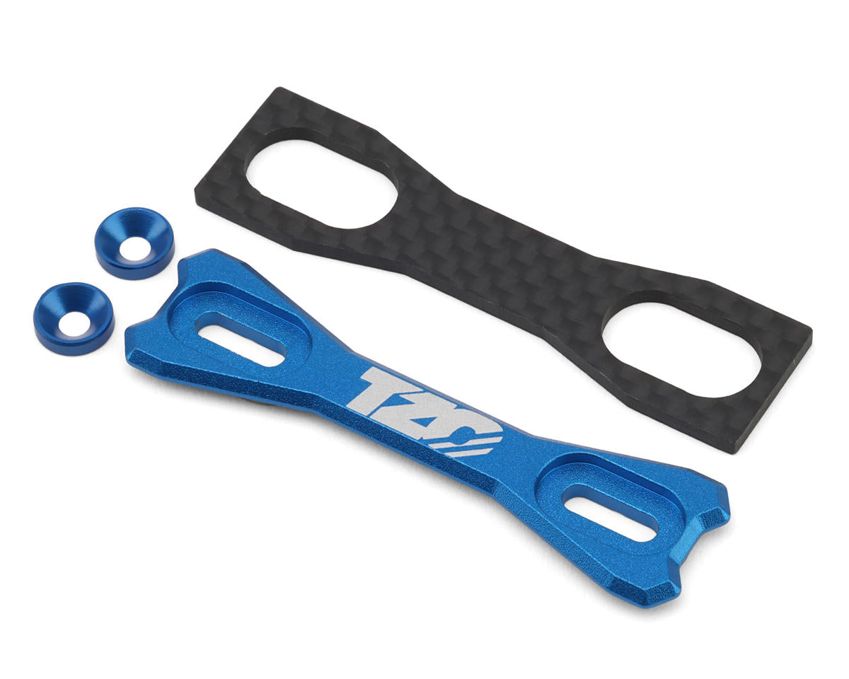 TZO Tires Universal 1/8 Wing Button Set (Blue) (V2)