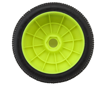 TZO Tires 201 1/8 Buggy Pre-Glued Tire Set (Yellow) (4) (Super Soft)