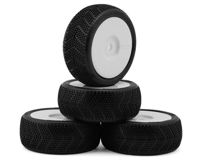 TZO Tires 400 1/8 Buggy Non-Glued Tire Set (White) (4) (Super Soft)