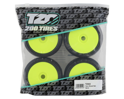 TZO Tires 402 1/8 Buggy Non-Glued Tire Set (Yellow) (4) (Super Soft)