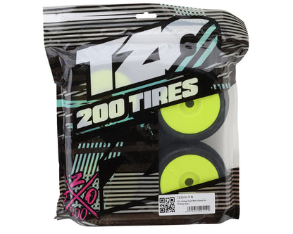 TZO Tires 501 1/8 Buggy Non-Glued Tire Set (Yellow) (4) (Hard)