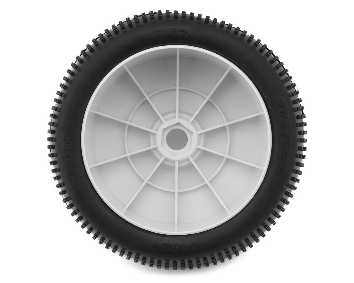 TZO Tires 402 1/8 Truggy Non-Glued Tire Set (White) (2) (Ultra Clay)