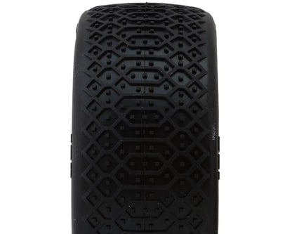 TZO Tires 100 1/8 Buggy Pre-Glued Tires (White) (4) (Supreme Clay)
