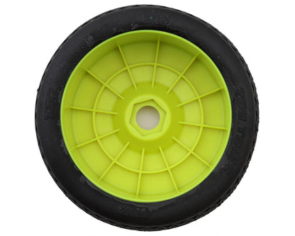 TZO Tires 100 1/8 Buggy Pre-Glued Tires (Yellow) (4) (Supreme Clay)