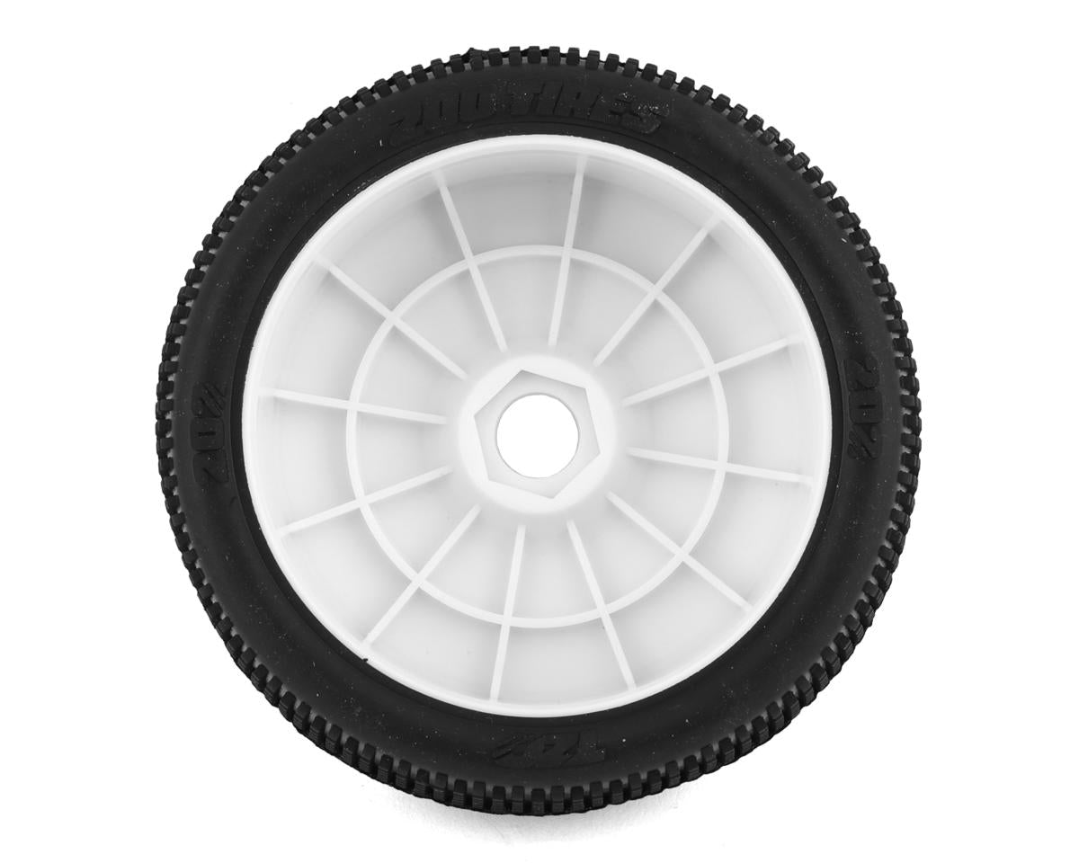 TZO Tires 202 1/8 Buggy Non-Glued Tire Set (White) (4) (Ultra Clay)
