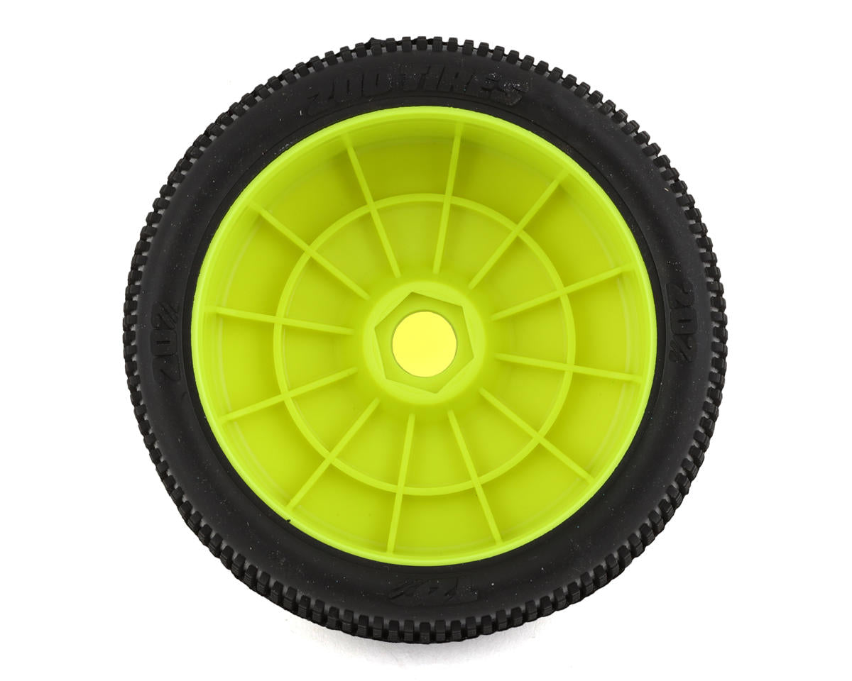 TZO Tires 202 1/8 Buggy Non-Glued Tire Set (Yellow) (4) (Ultra Clay)